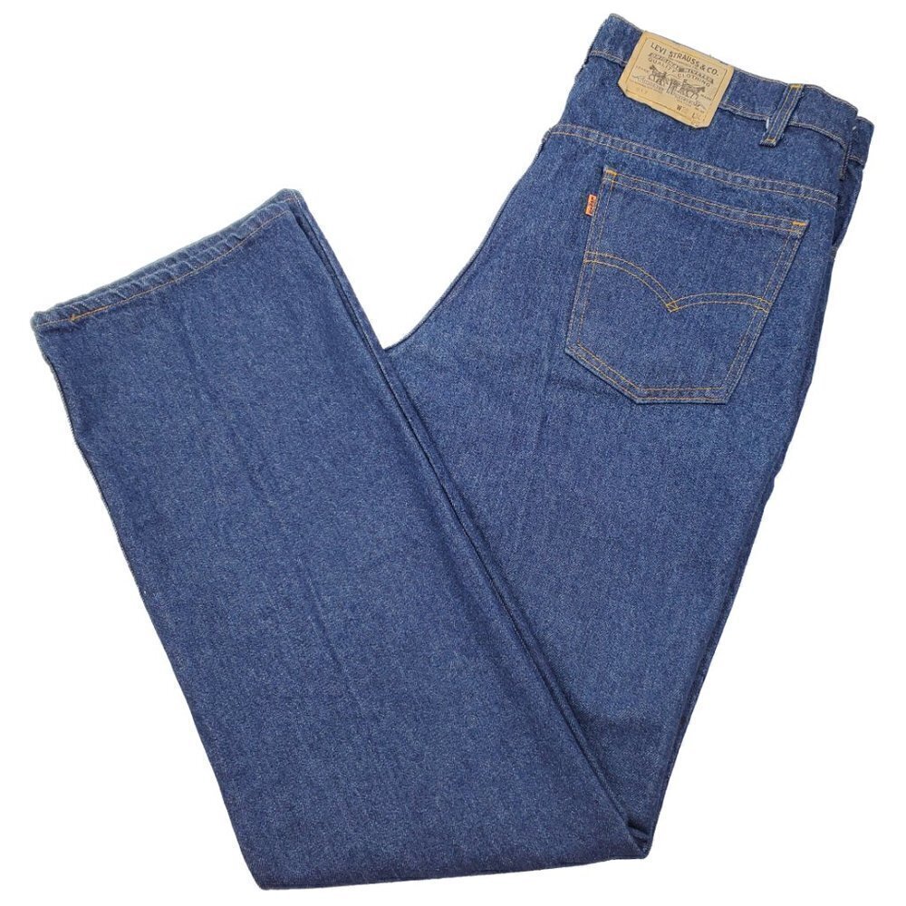 Levi's Vintage Orange Tab 517 Jeans Made in USA Men's "38x34" Actual 36x34 NWOT